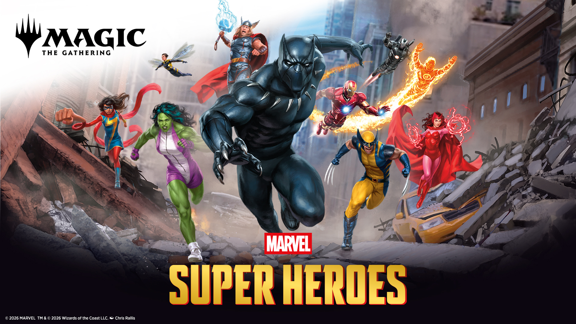 MTG x Marvel Superheroes banner