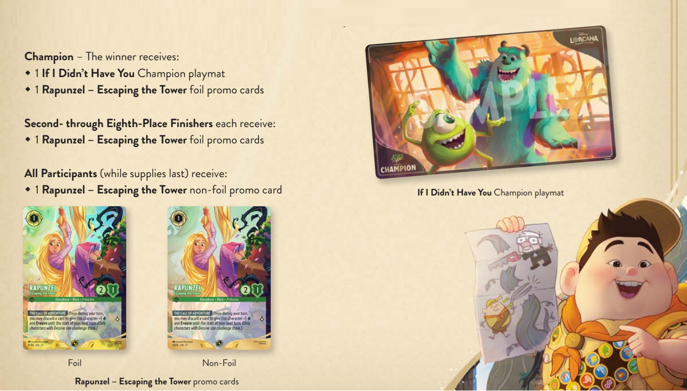 Attack Vine Set Champs Prizes