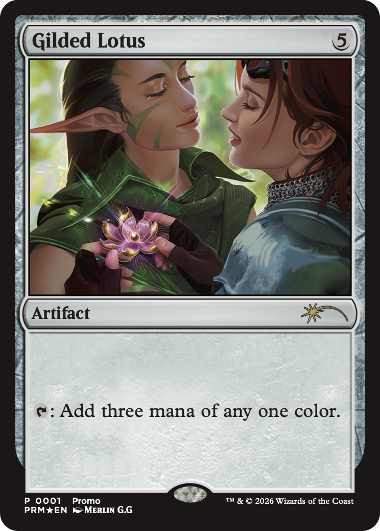 MTG Gilded Lotus Promo-Pride 2026