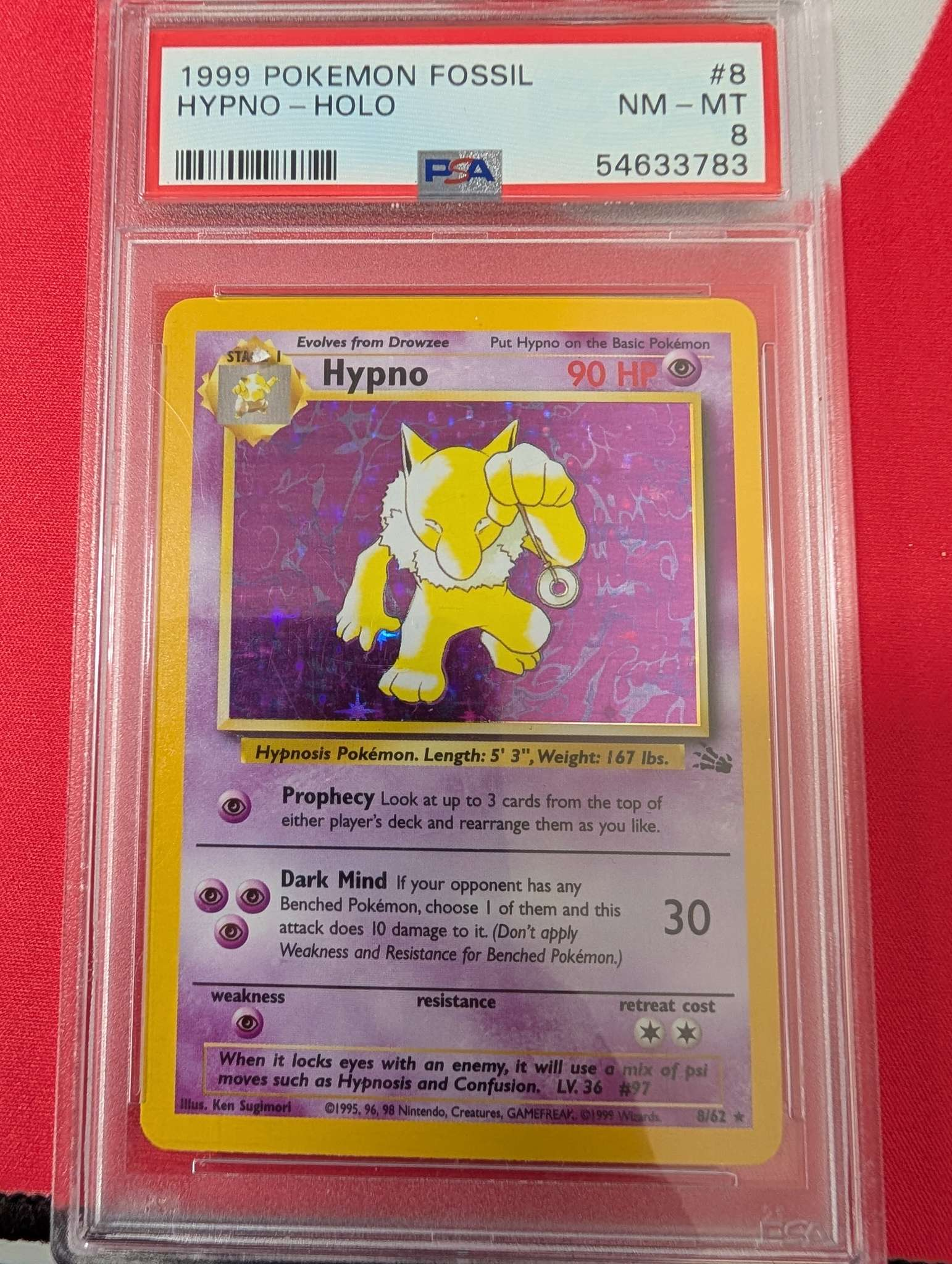 Graded Hypno 8/62 PSA 8
