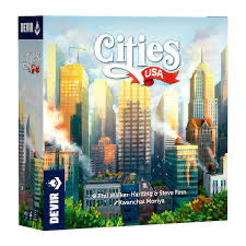 Cities USA game box