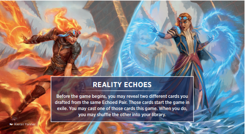 MTG Reality Echoes draft card