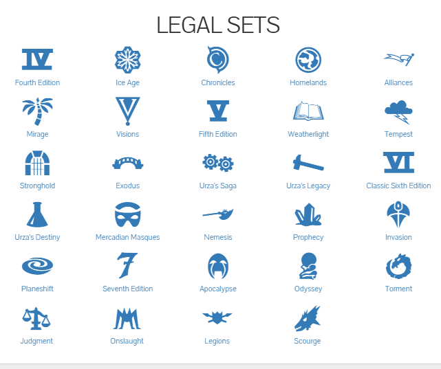 Premodern Sets
