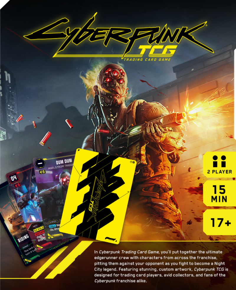Cyberpunk TCG poster