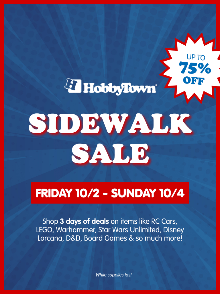 Sidewalk Sale Poster